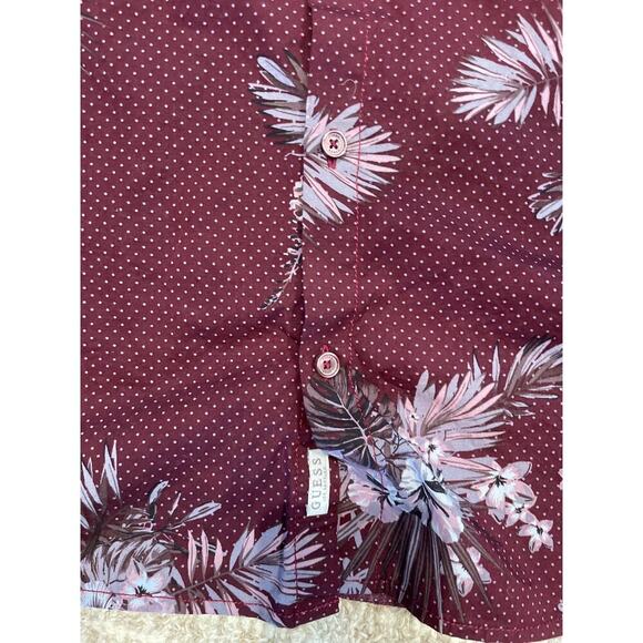 Men’s XXL GUESS Short sleeve Button-down Cotton Shirt - Picture 2 of 5